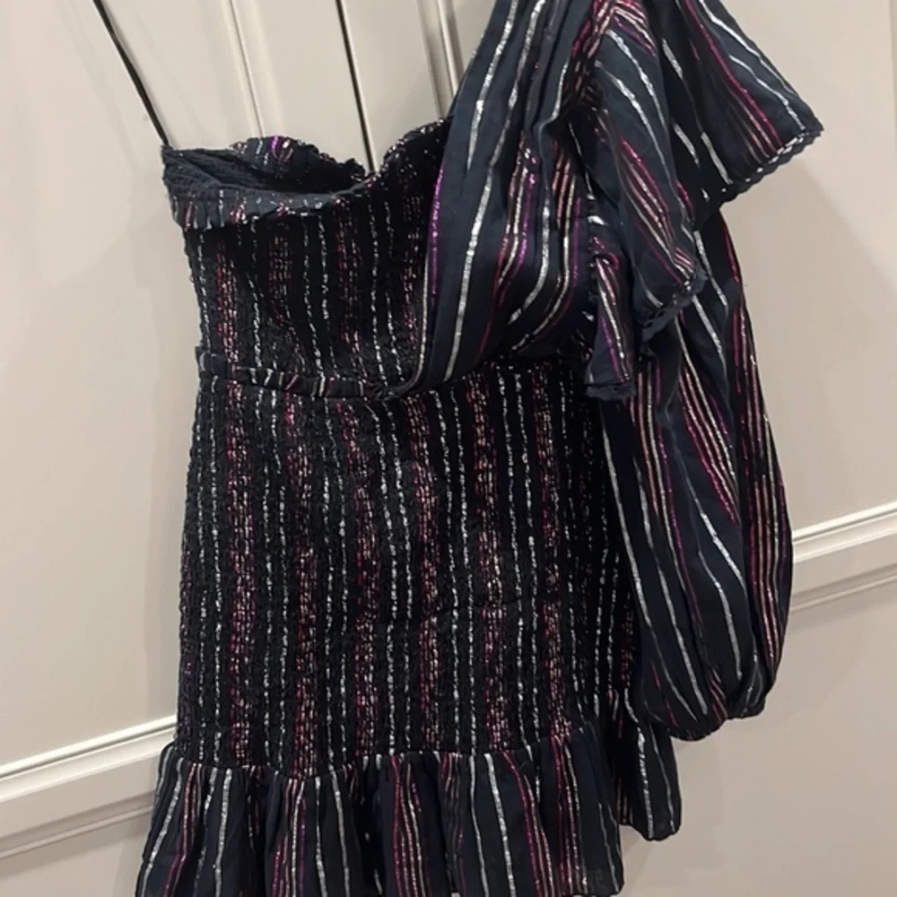 Farm Rio Lurex Stripes Mini Dress - Picture 5 of 6